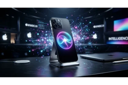 Apple WWDC 2026 Updates in Marathi: आयफोनच्या स्क्रीनवर चमकणारा नवीन Siri लोगो आणि ॲपल इंटेलिजन्स (AI) तंत्रज्ञान दर्शवणारी आधुनिक इमेज