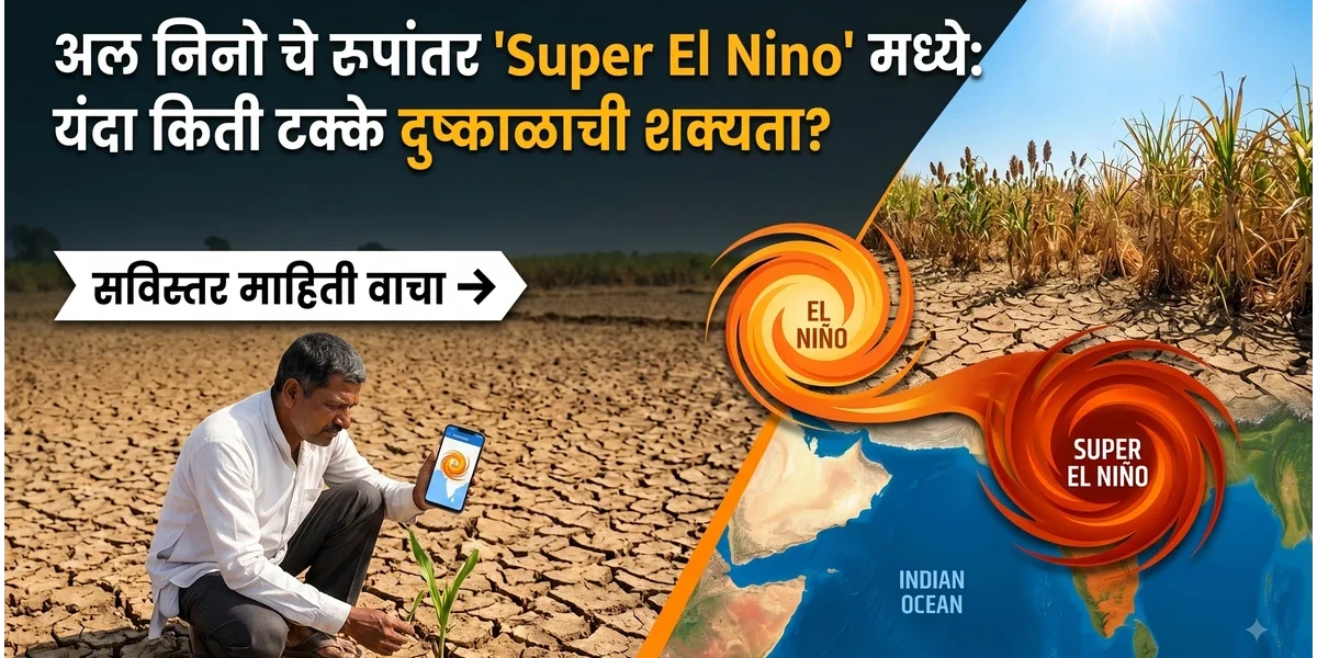 सुपर अल निनो व दुष्काळाची शक्यता