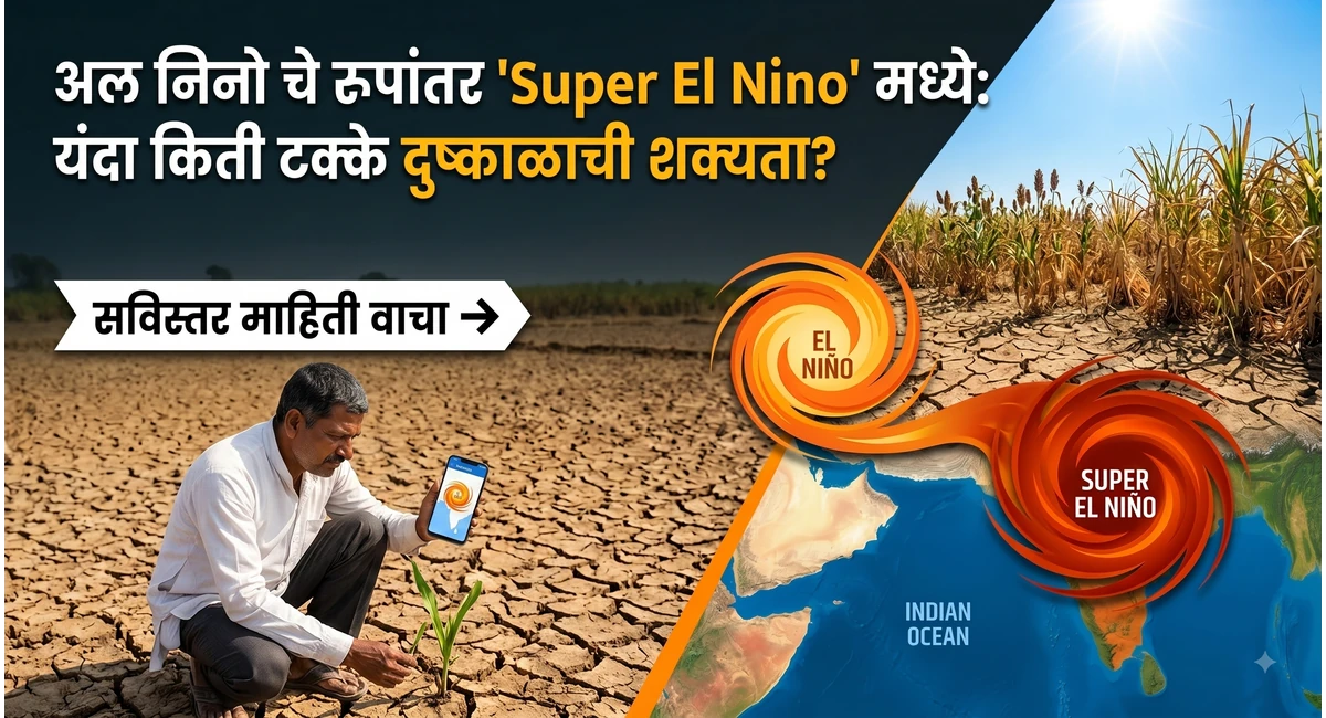सुपर अल निनो व दुष्काळाची शक्यता